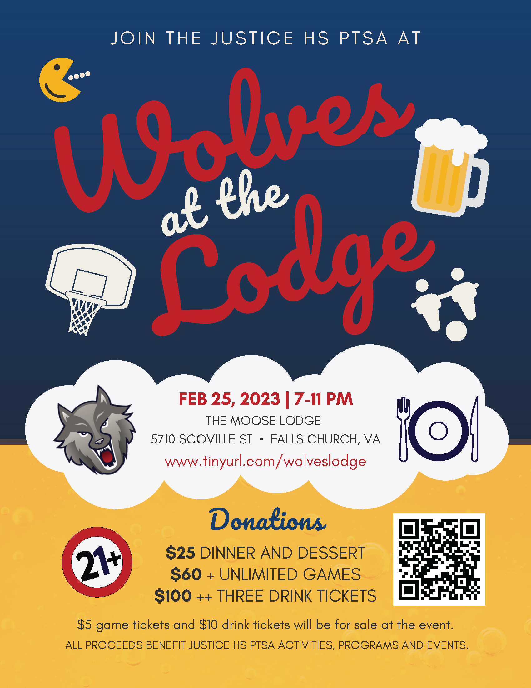 Wolves at the Lodge flyer
